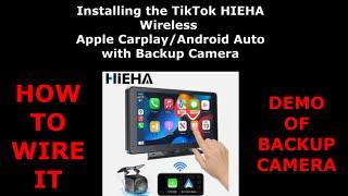 2024 HIEHA Wireless Apple CarPlay Touchscreen with Backup Camera INSTALL on 2014 Subaru Legacy