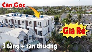 Bán nhà Bình Chánh giá rẻ 2023 | CĂN GÓC 3 tầng + sân thượng - đường Ô Tô - sổ hồng riêng