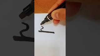 how to write (p) in calligraphy!?  #calligraphy #viral #handwriting #writing #cursive