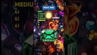 Gems quiz if you get all of them right you should be a Gem master