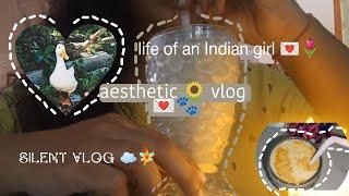 life of an Indian girl | aesthetic vlog | silent vlog ️ | stress buster 🪁 #yt #vlog #indian