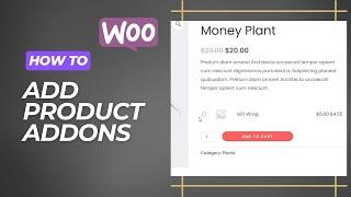 How to Add Product Addons in WooCommerce