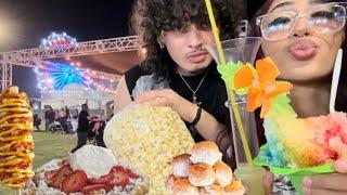 EATING CARNIVAL FOODS FOR 24 HOURS