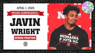 Nebraska Football LB Javin Wright Press Conference | Returning For Another Year