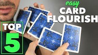 5 Easy Visual Card Flourishes Anyone Can Do - Cardistry Tutorial for Beginners