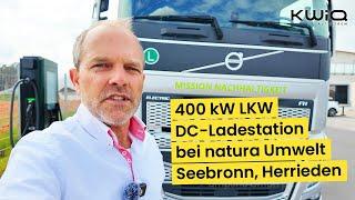 LKW DC-Ladestation (400 kW) - natura Umwelt Seebronn, Herrieden - i-charging blueberry PLUS