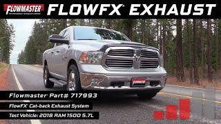 Flowmaster FlowFX Stainless, Dual Side Exit Cat-Back For 2009-22 Ram 1500 4.7L and 5.7L V8 (717993)