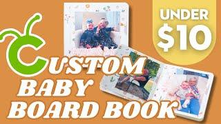 Custom Baby Board Book for Under $10- AMAZING GIFT