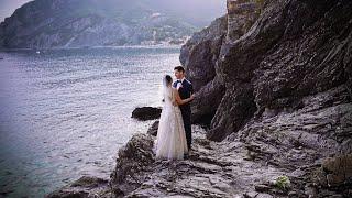 Wedding Trailer with drone in Monterosso, Cinque Terre