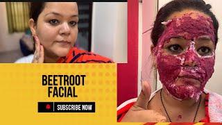 Karwachauth pe ye facial kar liya to Aur kuch karne ki jarurat nhi beetroot facial nishasagar662