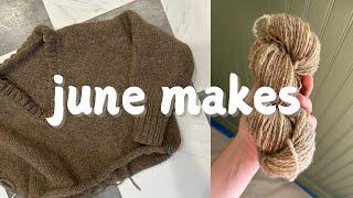 JUNE MAKES | not so summery knits + q&a