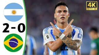 Argentina vs Brazil 2-0 • World Cup Qualifiers 2026  • Highlights and All Goals 2024