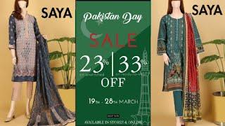 SAYA Pakistan Day SALE