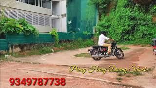 8 eight practice PRINCY DRIVING SCHOOL on two wheeler bullet 9349787738