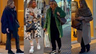 Street style from Italy/Italian winter stylish at any age