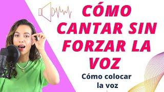 CÓMO COLOCAR LA VOZ  Truco para cantar sin forzar la voz .CLASES DE CANTO desde cero, Natalia Bliss