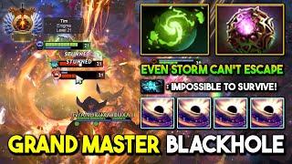 GRAND MASTER TIER Offlane Enigma Octarine Core + Refresher 2x Black Hole Even Storm Can't Escape