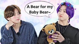 When Jungkook keeps BABYING his Taehyungie Hyung [Taekook Moments]