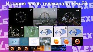 Эволюция часов Рен ТВ (1996-2021)