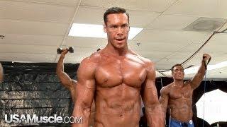 2012 NPC Junior Nationals Men's Physique Pump Room Part 2