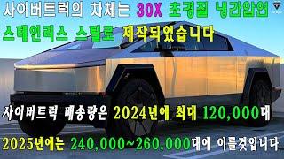 Tesla Cybertruck Update: 테슬라 사이버트럭: 1150도 열에 견딘 새로운 강철 갑옷 아주 긴 수명을 가지고 있습니다, 일년에 375,000대 생산 예정!