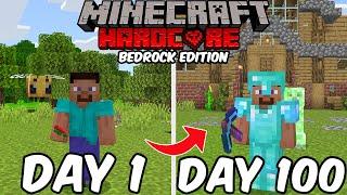 100 Days in Minecraft Bedrock Hardcore