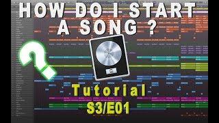 How do I start a SONG? - Logic Pro X Tutorial {Facecam} (ENG 001)