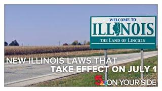 These are the new Illinois laws that take effect on July 1