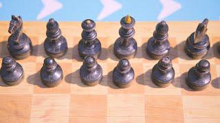 Vintage Soviet Chess Set Quick Showcase Outside