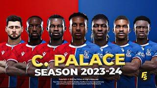 Crystal Palace Facepack Season 2023/24 - Sider and Cpk - Football Life 2024 and PES 2021