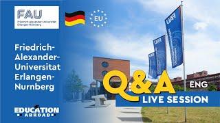 Friedrich-Alexander-Universität Erlangen-Nürnberg - Study in Germany| Programs,Scholarships | Q&A