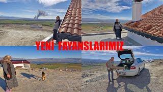 YENİ FAYANSLARIMIZ GELDİ SEYİT KARDEŞİMİN NELER YAPIYOR HATİCE HANIM TERASA BAKTI