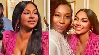 Awww! More footage of Ashanti surprised 44th Birthday Party! Happy Birthday  Kareem Kenkaide Mom"