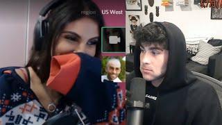 Hasan's flirting was making her blush