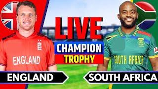 South Africa vs England | Live Cricket Match Today | SA vs ENG | Champions Trophy, SA Batting