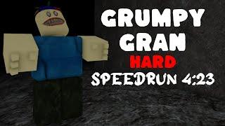 Roblox GRUMPY GRAN! Hard Speedrun 4:23