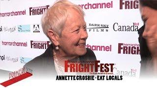 Annette Crosbie Interview at Eat Locals FrightFest . I don't believe it!