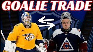 Breaking News: NHL Trade - Avalanche & Predators Swap Goalies