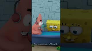 Spong’s Bathtime Piranha Prank!  #shorts #3danimation