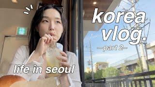 KOREA VLOG: fun in SEOUL with friends & family, meerkat & dog cafes, good food & shopping