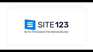 SITE123 By Far the Easiest Free Website Builder