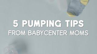 5 pumping tips from BabyCenter moms | Paid for by Playtex Baby™ Nurser Silicone Pods