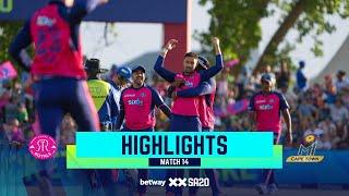 Betway SA20 | Match 14 Highlights | Paarl Royals v MI Cape Town