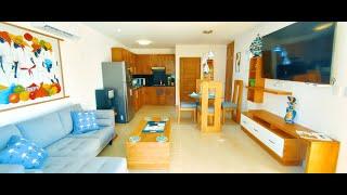 Beachfront, fully furnished, one bedroom apartment for sale, Cabarete, Puerto Plata, CEE.