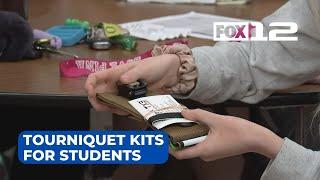 More than 100 tourniquet kits delivered to Wilsonville High School