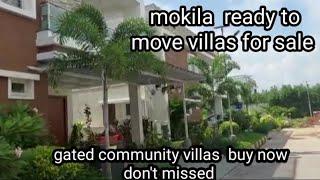 Villa for Sale in Mokila | Gated community Villas for sale | Hyderabad villas for sale | HMDA villas