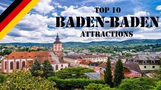 Top 10 Baden-Baden Attractions | Baden-Baden Germany | Things to Do in Baden-Baden