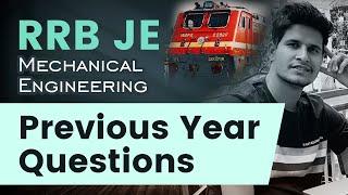 RRB JE Mechanical Engineering Previous Year Questions | विगत वर्षो के प्रश्न #neerajsir