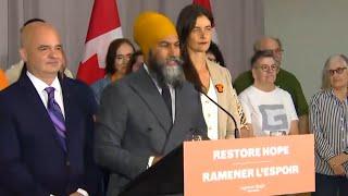 NDP's Jagmeet Singh explains why he broke support deal with Liberals