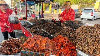 Amazing Cambodian Exotic Food Selling @Royal Palace – Best Exotic Food Selling On The Street